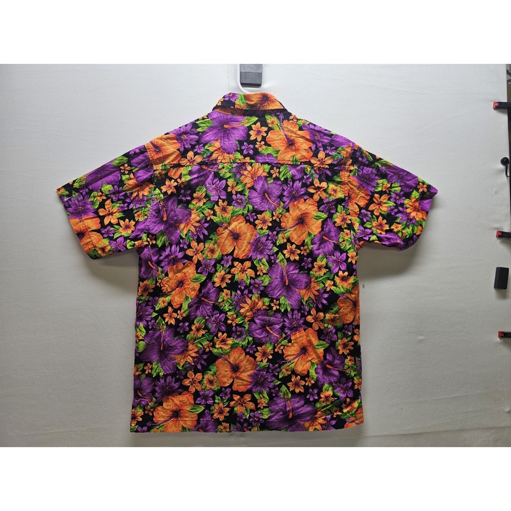 Lot of 7 VTG 90s Hawaiian Shirts Short Sleeve Tropical Floral Resortwear Retro - Picture 2 of 16